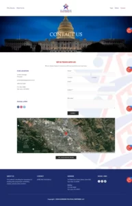 Informative Website Design, Political Website Design, Candidate Website Design, Elections Website Design