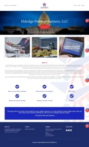 Political Website Design, Candidate Website Design, Elections Website Design