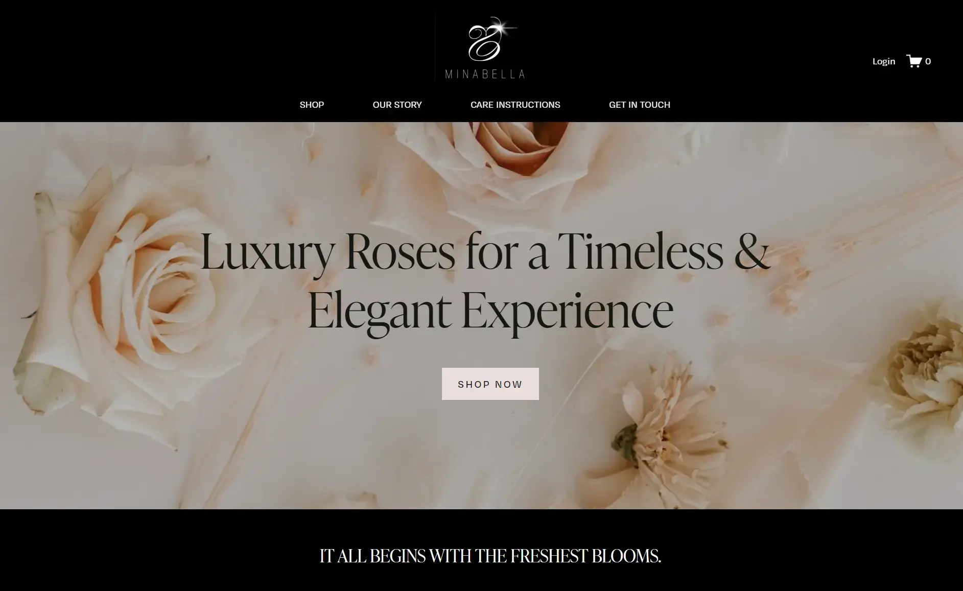 Flower Website Design | Portfolio
