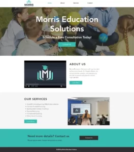 Educational Website Design, Business Website Design, Coaching Website Design