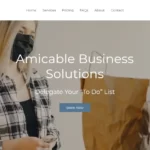 Wix Website Design, Assistant Website Design, Errand Website Design, Booking Website Design