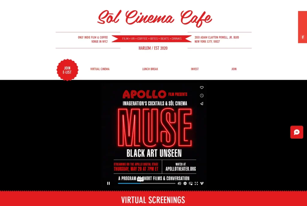 Entertainment Website Design, Cafe Website Design, Event Website Design