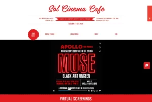 Entertainment Website Design, Cafe Website Design, Event Website Design